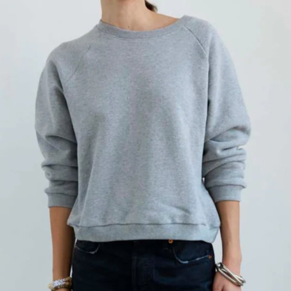 Jamie Haller The Daily Sweatshirt in Heather Grey Size Small